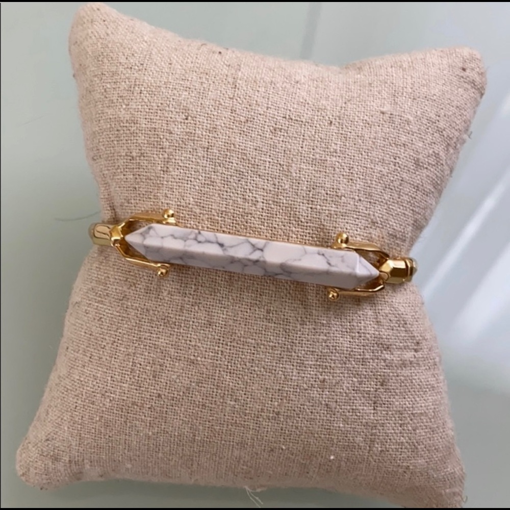 Stella & Dot Gold Rebel Stone Bracelet (NWOT)